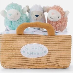 Sleepy Sheep Plush Toy Set carters boy / girl Easter New with tags